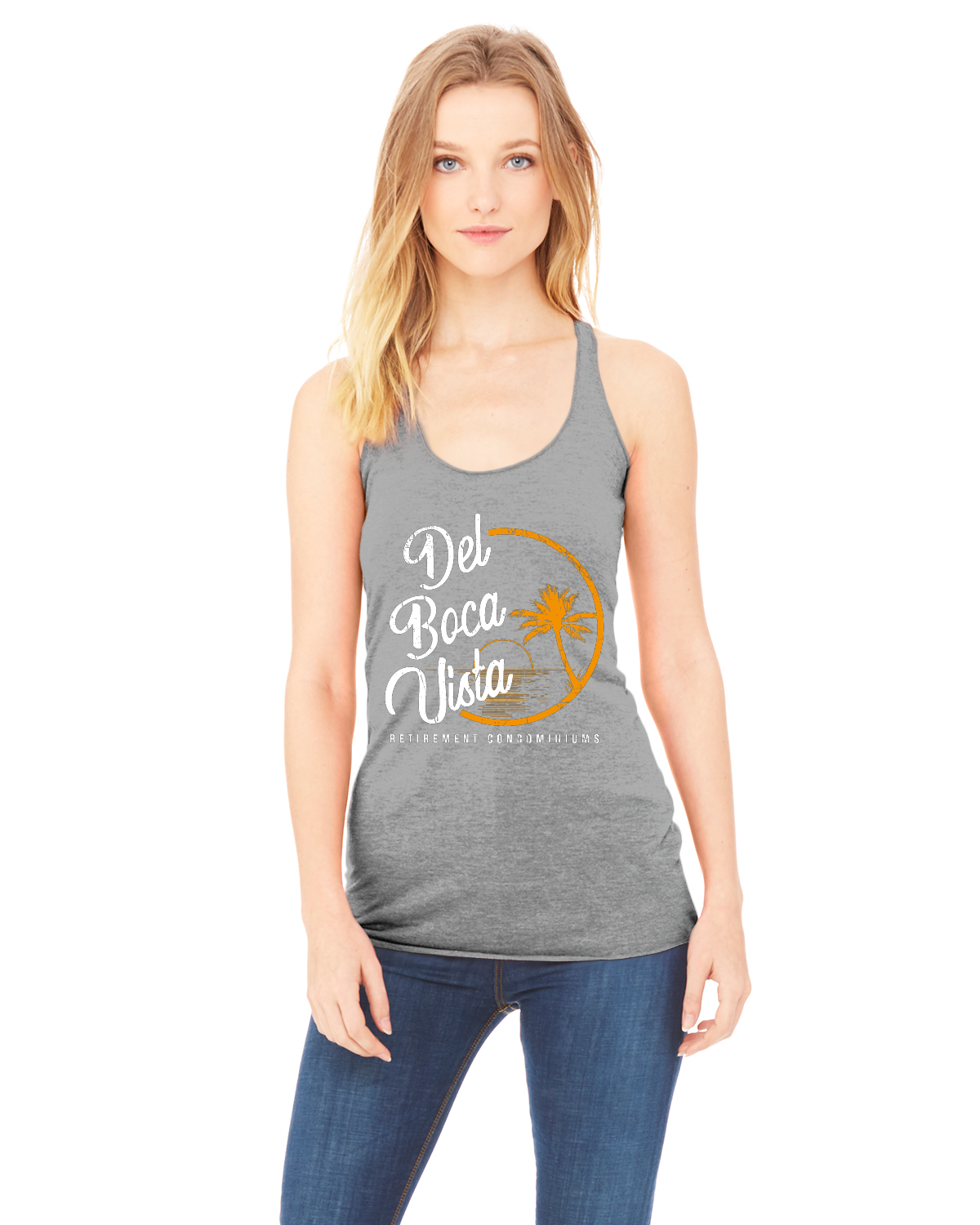 Bella+Canvas 8430 Women's Tri-Blend Racerback Tank Top 